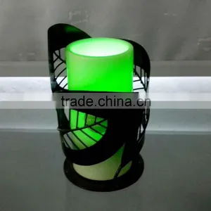 Color Flame Plastic Glowing Led Candle Wholesale With Timer for Candle Holder Decro thumbnail-1