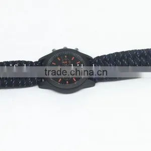 Handmade Paracord Woven Watch Wrist Strap Integrated Watch Bands thumbnail-6
