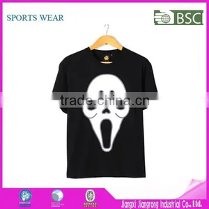 2015 New Arrival America USA el Panel T-shirt Halloween for Boy thumbnail-5