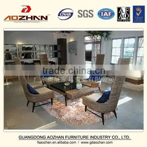 High Back Cafe Chair and Coffee Table Set thumbnail-1
