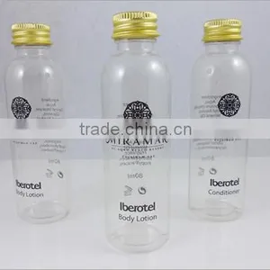 30ml 40ml Disposable Hotel PVC/PETG Bottle for Shampoo Body Lotion With Aluminum Cap/empty Bottles Packaging thumbnail-1