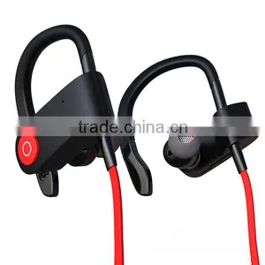 Jogging Sport 4.1 Bluetooth Headset Wireless Earphone With Built in Mic Binaural Headset Hanging Earphone thumbnail-1