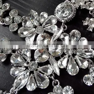 New Design High-end Jewelry Rhinestone Sexy Wedding Bridal Body Chain Dress thumbnail-3