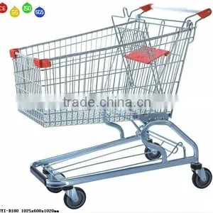 180 Litres Germany Style Supermarket Trolleys thumbnail-1