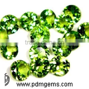 Peridot Round Cut Faceted Lot For Ring Silver From Wholesaler thumbnail-1