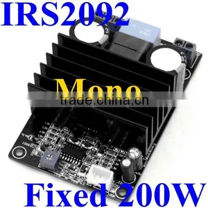 Fixed 200W Mono Audio Power Amplifier Circuit Assembled Board Module Class D IRS2092 ic thumbnail-1