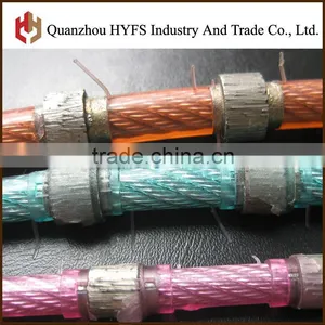 Abrasive Wire Saw for Marble Granite Basalt Quarry and Shaping Diamond Wire Saw for Sale thumbnail-3