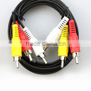 High Speed 3RCA to 3RCA A/V Cable thumbnail-1