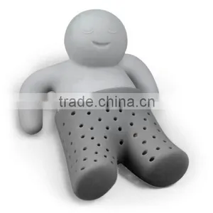 Hot Selling! Eco-friendly Silicone Mr Tea Infuser, Silicone Tea Infuser for a Mug or Cup, FDA Approved thumbnail-2