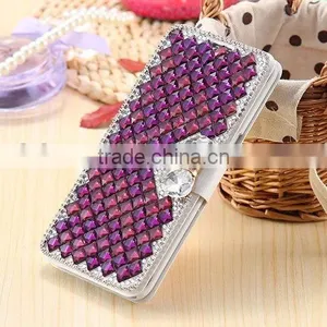 Noble & Shiny Diamond Crystal Case for Samsung Galaxy S7 Luxury Leather Wallet Case thumbnail-6