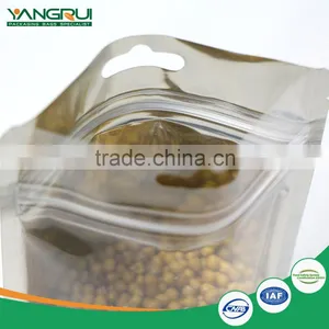 Customized Food Packaging Bag Stand up Zipper Pouch Transparent Laminated Aluminum Foil Clear Plastic Bag thumbnail-5