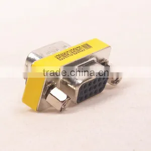 15 Pin HD SVGA VGA Female to Female Adapter Connector thumbnail-3