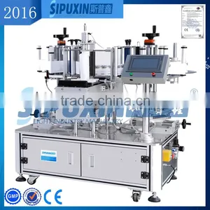 SPX Semi Automatic Flat Bottle Label Applicator Machine For Small Business thumbnail-1
