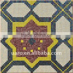 Carpet Pattern Glass Mosaic Floor Decoration thumbnail-1