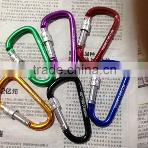 Hot Selling D Shaped Carabiner With Screw thumbnail-1