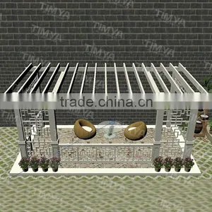 Outdoor Steel Party Tent Canopy Garden Oasis Bay Window Gazebo thumbnail-3