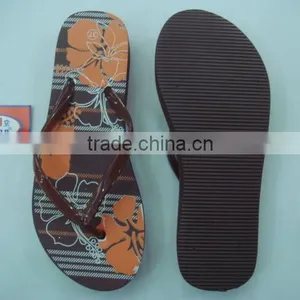 663 LOULUEN Custom Lady Wedge Heel Slippers Flip Flops For Women Wholesale thumbnail-5