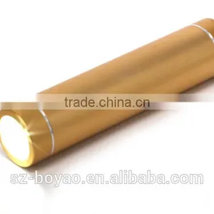 2016 Wholesale Cylinder Shape Power Bank,2600 Mah Power Bank With LED Light thumbnail-4