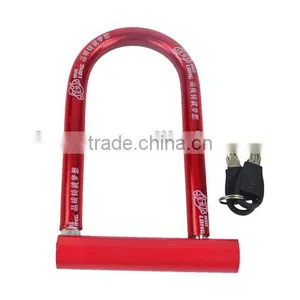 High Quality Durable Motorcycle/bicycle Square u Lock Colorful Fashionable Bicycle/motorbike u Lock 22 24 25 thumbnail-6