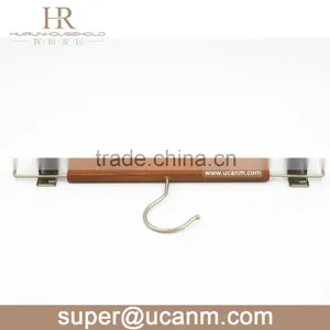 HRUT-355GV Luxury Beech Wood Skirt Hanger for Pant Antique Finish thumbnail-4