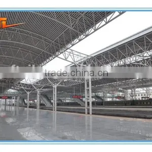 Hall Stadium Station Roof Steel Truss thumbnail-3