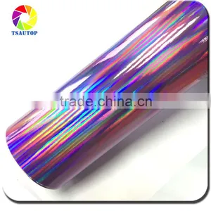 7 Colors 1.42*20m Air Release Bubbles ORANGE-green Rainbow Laser Holographic Wrapping Car Vinyl Car Wrap thumbnail-4