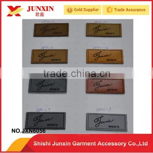 Good Leather Label With Debossed Logo thumbnail-1