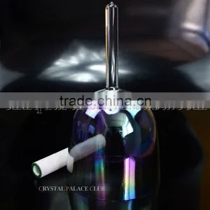 Plated Titanium Quartz Crystal Singing Bowl With Handle and Seven Color thumbnail-1