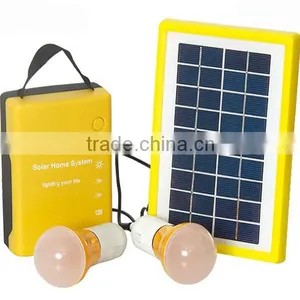 3w Portable Solar Power Lighting Kits for Home and Camping Use thumbnail-1