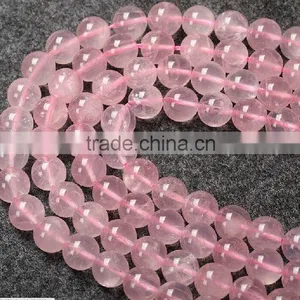 Natural Charming Rose Quartz Crystal Beads Bracelet Wholesale thumbnail-5