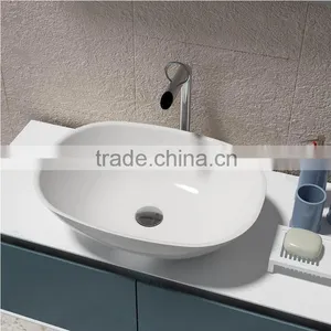 Round Shape Water Wash Solid Surface Basin,Wall Hung Solid Surface Wash Basins, Stone Resin Wash Basin thumbnail-5
