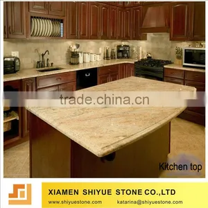 Yellow Marble and Granite Kitchen Top thumbnail-1