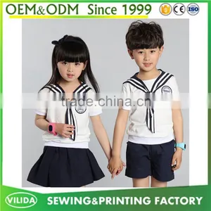 Japanese Style Primary School Uniform High Quality Sailor Uniform Kindergarten Uniform thumbnail-2