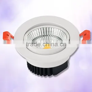 Recessed Round Led Downlight 9w Cob Chip Led Spot Downlight 110-240v thumbnail-1