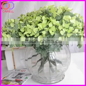 Wholesale Ornamental Green Eucalyptus Plastic Artificial Foliage for Flower Arrangements thumbnail-6