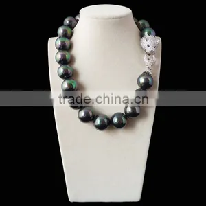 2016 Fashion Natural South Sea Shell Pearl Necklace Luxury Woman thumbnail-2
