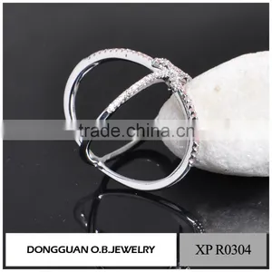 Custom Ladies White Gold Fashion Ring Finger Rings Photos Wholesale thumbnail-3