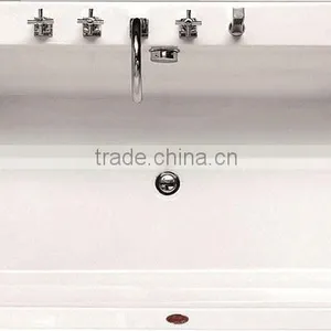 High Quality White Hot Sale Simple Acrylic Bathtub thumbnail-2