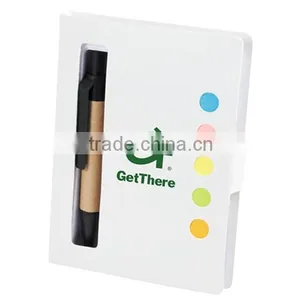Recycled Hardcover Tear off Notepad With Pen thumbnail-4