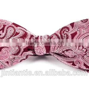2016 Fashion Cheap Floral Jacquard Polyester Large Bow Tie thumbnail-5
