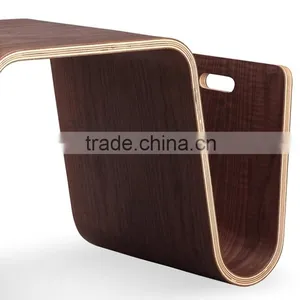Wood Scando Modern Bendwood Side Table thumbnail-4