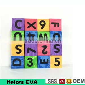 Top Sale Building Wooden Like Grain Color Alphabet EVA Foam Blocks thumbnail-4