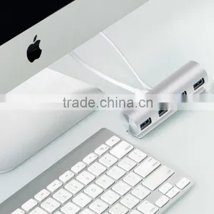 High Performance Usb-c Hub, Type C Change to 4 Port Usb 3.0 Hub With LED Light thumbnail-5