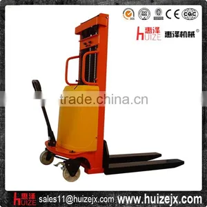 Feature Production 2 Ton Capacity Semi-Electric Stacker thumbnail-1
