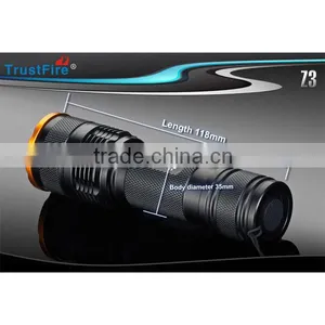 Trustfire Original Factory Z3 Cree Xml t6 Led 1000lumens 18650 Power Led Flashlight With Zoom Flashlight 5 Mode Flashlight thumbnail-1