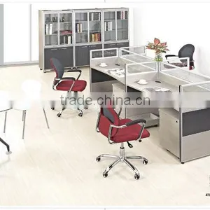 Modern Office Furniture Workstation for Four Poople 1.2 Meter AT3-106 thumbnail-1