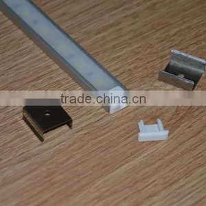 Popular Sale Ceramic White Cover Flat Led Strip Profile for Single Row Strip thumbnail-2
