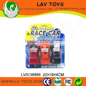 Hot-selling Kids Pull Back Police Toy Car 3 in 1 Bilster Card thumbnail-3