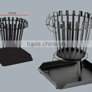 Square Fire Basket thumbnail-1