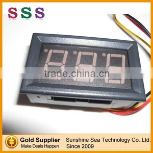 Three Bit 0.56" LED Voltage Digital Display Panel Analog dc Voltmeter thumbnail-1
